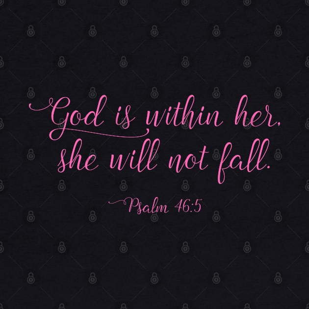 God is within her by ChristianLifeApparel